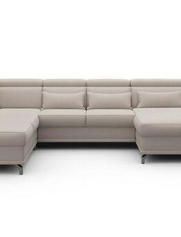 sit&more Wohnlandschaft Cabrio U-Form, B: 359 cm, mit Sitztiefen-, Arm- & Kopfteilverstellung, 3 Nierenkissen, Federkern, optional Bettfunktion und Stauraum