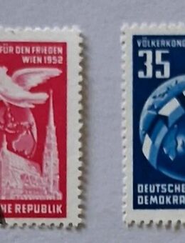 DDR 1952 Volkskongres komplett gestempelt - Görlitz