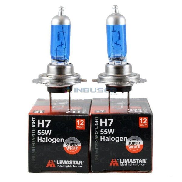 H7 Halogenlampen mit Xenoneffekt, 12V, 55W, SW