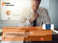Steuerfachangestellter (m/w/d), Steuerfachwirt (m/w/d) und Bilanzbuchhalter (m/w/d) - Löhne