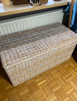 Krines Home Truhe »Große Rattantruhe MAX Wäschetruhe mit Deckel Natur Rattan Truhe Aufbewahrung XXL 115x55x55cm« - Sulingen