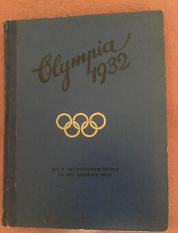 Olympia Album 1932 mit Widmung des Olympiasiegers im Zehnkampf - Erfurt