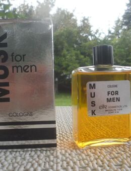 " MUSC for men " elite cosmetics . 120 ml . Cologne . - Lehrte