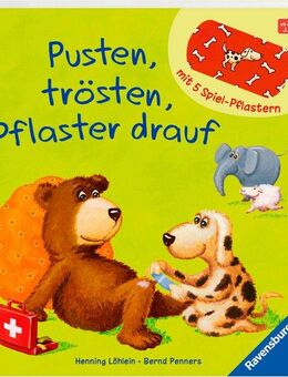 Ravensburger Buch Pappbilderbuch, Pusten, trösten, Pflaster drauf!