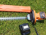 Stihl HSA 56 Akku Heckenschere mieten 45cm leihen Hecke Heckenschneider - Fridolfing