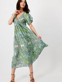 Monari Maxikleid mit Paisleymuster