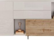 INOSIGN Sideboard Monaco Breite 181 cm, Anrichte mit 1 Tür, 1 Klappe u. 2 Schubkästen, Kommode, Soft/Self Closing