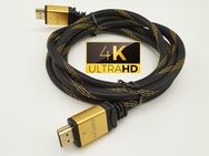 2m Premium 4K HDMI Kabel vergoldet Ethernet 2160p 3D ARC HDR Neu - Neumünster