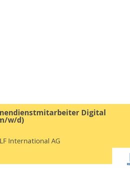Vertriebsinnendienstmitarbeiter Digital Solutions (m/w/d) - Glinde