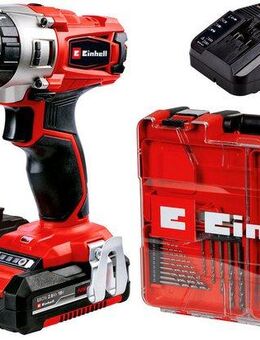 Einhell Akku-Schlagbohrschrauber Power X-Change TE-CD 18/2 Li-i +64, max. 1250 U/min, (Set), inkl. 2 Akkus á 2 Ah, Ladegerät und Aufbewahrungskoffer