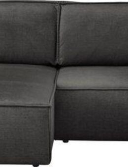 Home affaire Ecksofa SHERWOOD Schlafsofa 267 cm, L-Form, Schlaffunktion mit Bettkasten (210x136 cm), Cord, Vintage, Samtvelours