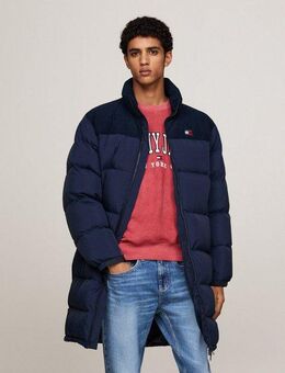 Tommy Jeans Steppjacke TJM CORD MIX ALASKA PARKA mit Cordeinsätzen