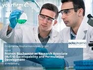 Protein Biochemist as Research Associate (m/f/d) Developability and Formulation Development - Heidelberg