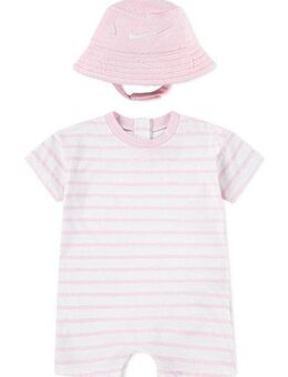 Nike Sportswear Strampler, Jäckchen & Mütze NKN TOWEL TERRY SS SL ROMPER (2-tlg)