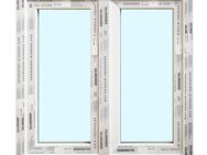 Kunststofffenster, Fenster auf Lager abholbar 100x100 cm 2-flg. 3-fach Verglasung - Essen