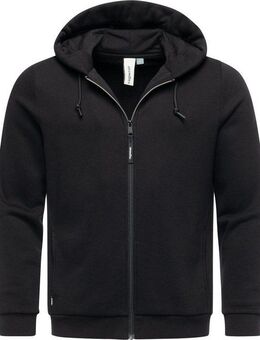 Ragwear Sweatjacke Wernons Weiche Herren Alltagsjacke mit verstellbarer Kapuze