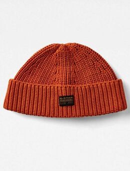 G-STAR Strickmütze Originals Fisherman Beanie mit Label