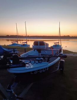 Angelboot Anka Kahn Bassboat Brenderup Trailer Garmin Echolot Haswing 85 Lbs Motor - Cottbus