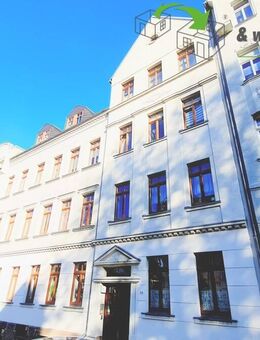 Vermietete 3-Raum-Wohnung mit Balkon im Dachgeschoss eines denkmalgeschützten Mehrfamilienhauses - Chemnitz