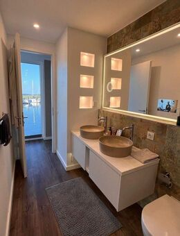 LUXUS Hausboot - 3 Etagen - 100m² Wohnen + 120 m² SONNENTERRASSE - Kamin, Kino, komplett individuell - Berlin