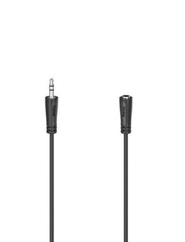 Hama Audio Verlängerungskabel, 3,5 mm Klinken Stecker - Kupplung, Stereo 3m Verlängerungskabel, 3,5-mm-Klinke, 3,5-mm-Klinke (300 cm)
