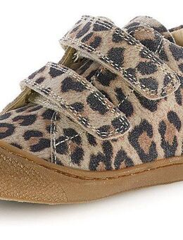 Naturino Cocoon Lauflernschuh Klettschuh, Babyschuh mit Leo-Muster, Größenschablone zum Download
