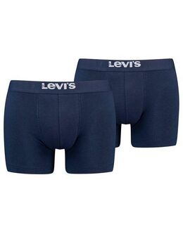 Levi's® Boxershorts LEVIS MEN SLD BASC BOXER BRIEF ORG CO 2P (Packung, 2er Pack) mit breitem Logobund