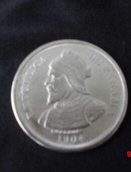 Fantasie Medaille Vasco Balboa Panama 1904 Fünf Mark Deutsches Reich 1903 - Bottrop
