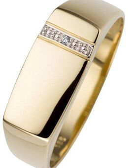 JOBO Fingerring, 585 Gold mit Diamant