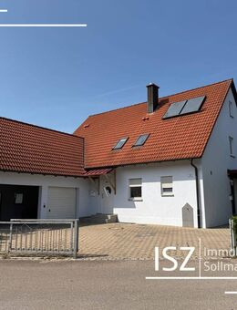 Attraktive 5-Zimmer-Wohnung gleich einer Doppelhaushälfte mit Garage und Carport im schönen Lehrberg - Lehrberg