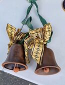 Ton Glocken aus einer Töpferei Weihnachten Deko in 52399