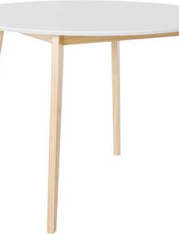 INOSIGN Esstisch Cody, TOPSELLER! (Esstisch, Küchentisch, OTTOs Choice), Beine aus Massivholz, runde MDF-Tischplatte, in 2 Farbvarianten