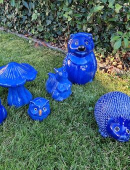 Blaue Deko Gartenfiguren - Sontra