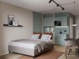 1-Zimmer-Apartment – Möbliertes Wohnen auf Zeit in Frankfurt - Verfügbar ab 6 Monaten Mietdauer in 60314