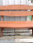 Sitzbank Gartenbank massiv Erlenholz 1,20 m breit incl. Versand in 06313