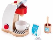 Hape Kinder-Kaffeemaschine Meine Kaffeemaschine, (Set, 6-tlg), mit Ein-/Ausschalter und einem Drehregler