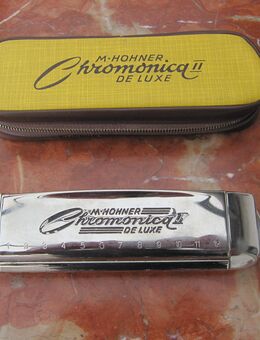 Vintage HOHNER CHROMONICA II, De Luxe, a'440, Stimmlage C, 12 Loch - Horgen