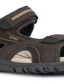 Geox UOMO SANDAL STRADA Sandale, Sommerschuh, Klettschuh, Outdoorsandale, im Trekking-Look