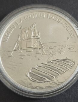 1 Unze Silber 999,9/1000, 50 Jahre Mondlandung, Auflage 50.000 - Schwaig (Nürnberg)