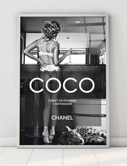 Poster Wandbild Bild Chanel Kunstdruck - Wegberg
