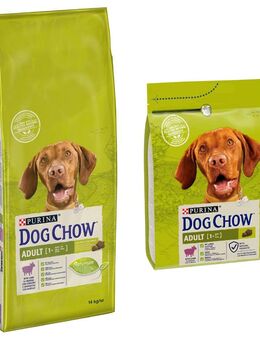 14 kg PURINA Dog Chow + 2,5 Adult Lamm Trockenfutter gratis! - Adult Lamb