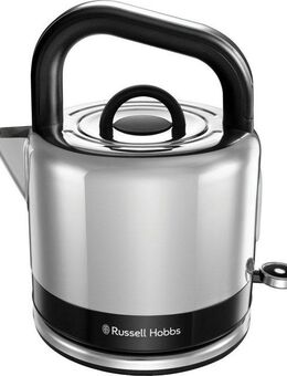 RUSSELL HOBBS Wasserkocher Distinctions, schwarz 26420-70, 1,5 l, 1350 W, Edelstahl mit polierten Akzenten, Schnellkochfunktion, energiesparend