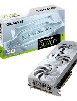 Gigabyte GeForce RTX 5070 Ti EAGLE OC ICE SFF 16G Grafikkarte - 16GB GDDR7, 256 Grafikkarte