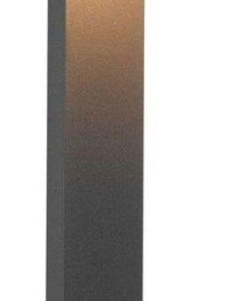 Paulmann LED Pollerleuchte Outdoor 230V Capea Aluminium anthrazit insect friendly, LED fest integriert, Insektenfreundlich, IP44, 2200K