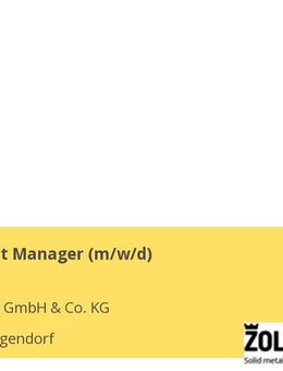 Key Account Manager (m/w/d) - Sigmaringendorf