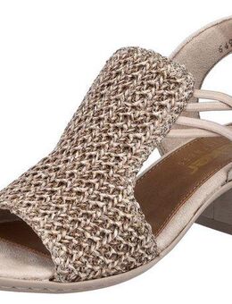 Rieker Sandalette Sommerschuh, Schaftsandale mit seitlichen Gummizügen für guten Sitz