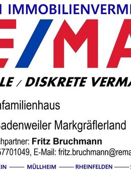 *SOFORT BEZUGSFREI!* FAMILIENTRAUM EIGENHEIM EFH MIT ELW/BÜRO IM RAUM BADENWEILER MARKGRÄFLERLAND - Badenweiler