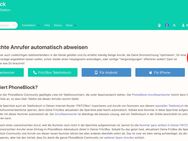 PhoneBlock Unerwünschte Anrufer automatisch abweisen - Unna