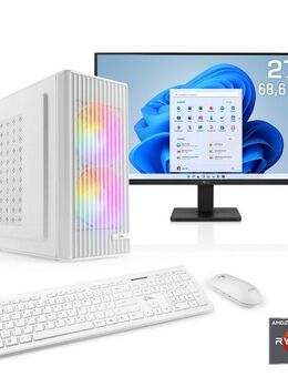 CSL Spectrum V25209 PC-Komplettsystem (27", AMD Ryzen 3 3200G, 16 GB RAM, 500 GB SSD)