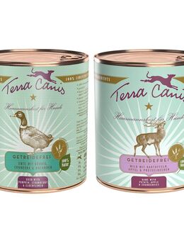 Terra Canis Getreidefrei - 6 x 800 g Wild, 6 x 800 g Ente